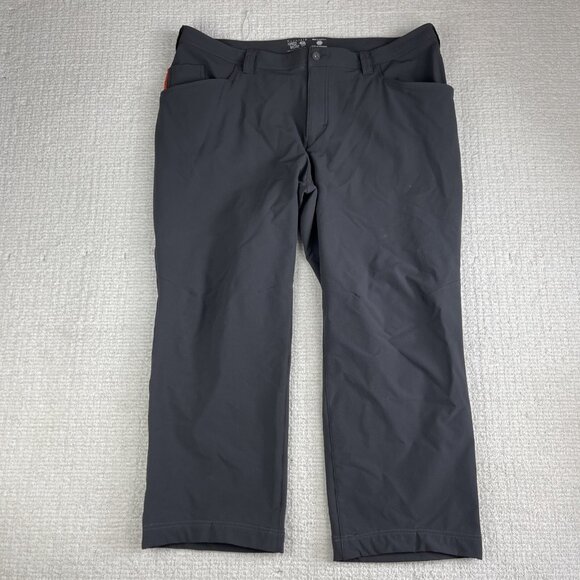 Mountain Hardwear Pants Mens 38/34 Gray Trail Hiking Outdoors Softshell (READ) - Picture 1 of 16